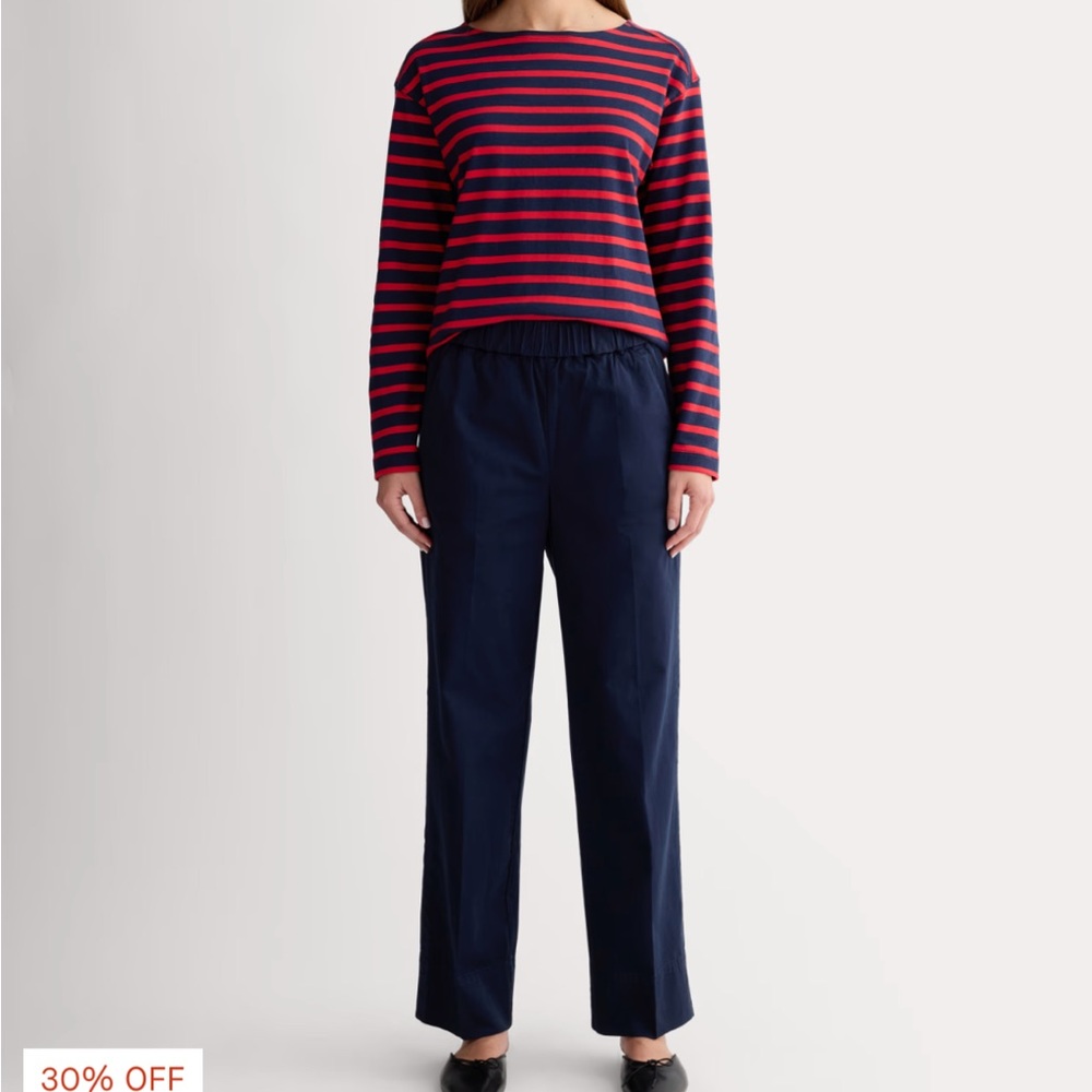 Everlane East Pant Navy Small